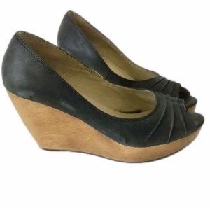 Aldo Dark Navy Wedges